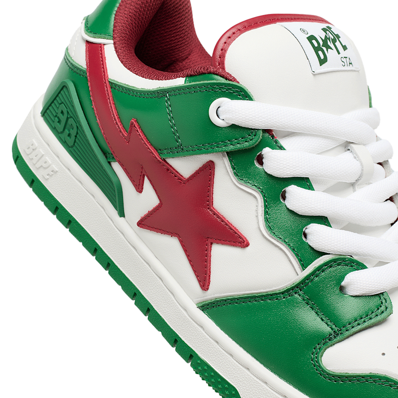 Buy A Bathing Ape New Bape SK8 Sta #1 in green | 001FWL301311MGRN