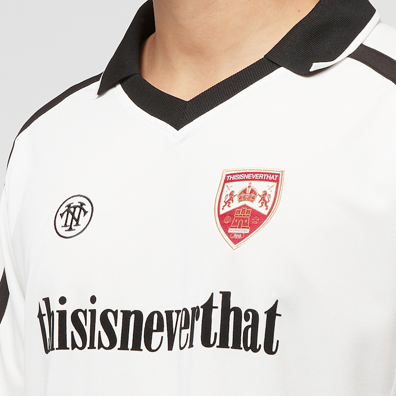 Buy thisisneverthat Soccer Jersey in white | TN243TTSLT01-WHT at