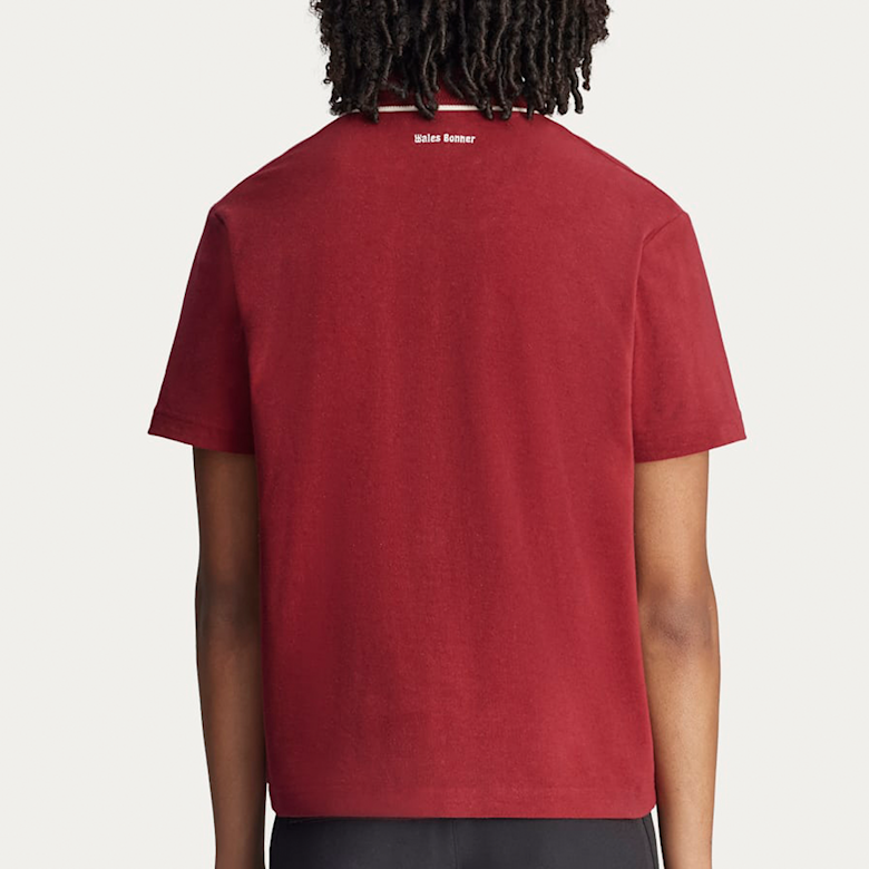 adidas Wales Bonner 赤 ポロシャツ S adidas x Wales Bonner Knit Polo 'Burgundy'