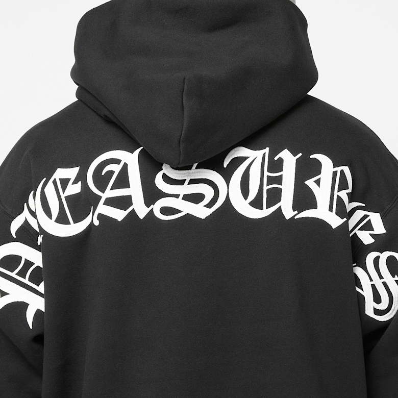 Buy Pleasures Neural Hoodie in zwart | P25SU010-BLACK | solebox