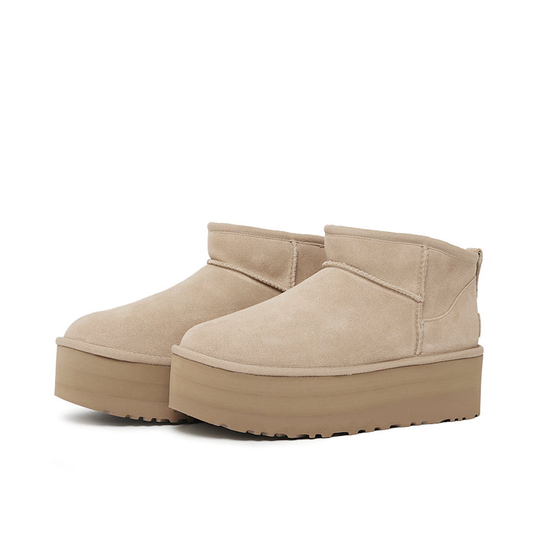 Buy UGG Wmns Classic Ultra Mini Platform in beige | 1135092-SAN