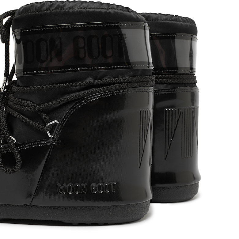 Buy Moon Boot Wmns Icon Low Glance in black | 80D1409350-N001