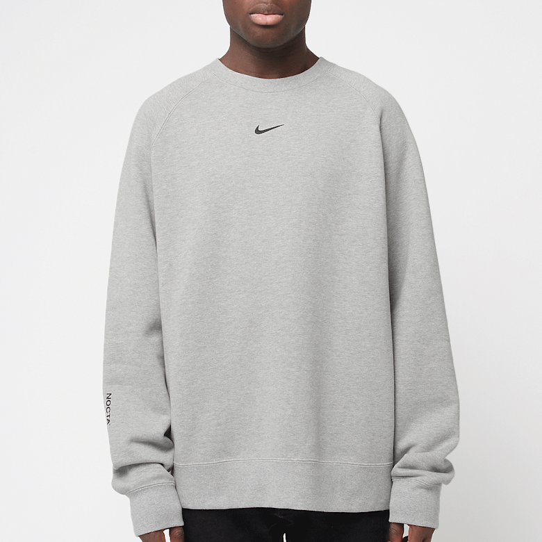 Buy Nike x Nocta Fleece Crewneck Sweatshirt in dk grey heather