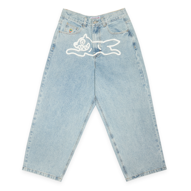 Buy ICECREAM Running Dog Triple Scoop Denim Pant in blue