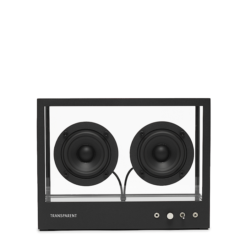 Buy Transparent Small Speaker in Black | STS-B | solebox