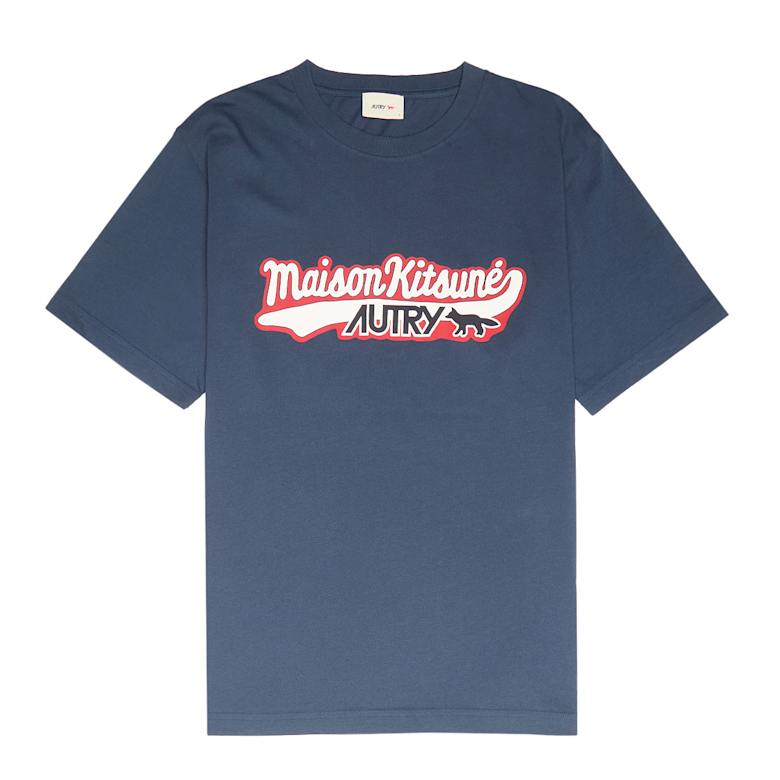 【SOLD　OUT】 Buy Autry x Maison Kitsune T-Shirt in blue | TSPXMK2B | solebox