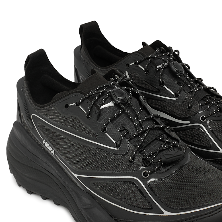 Buy HOKA Stinson One7 in black / silver | 1168931-BKSV | solebox