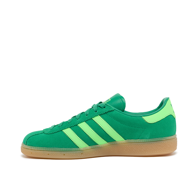 Buy adidas Originals Wmns Muenchen in court green/lime burst/gum 3