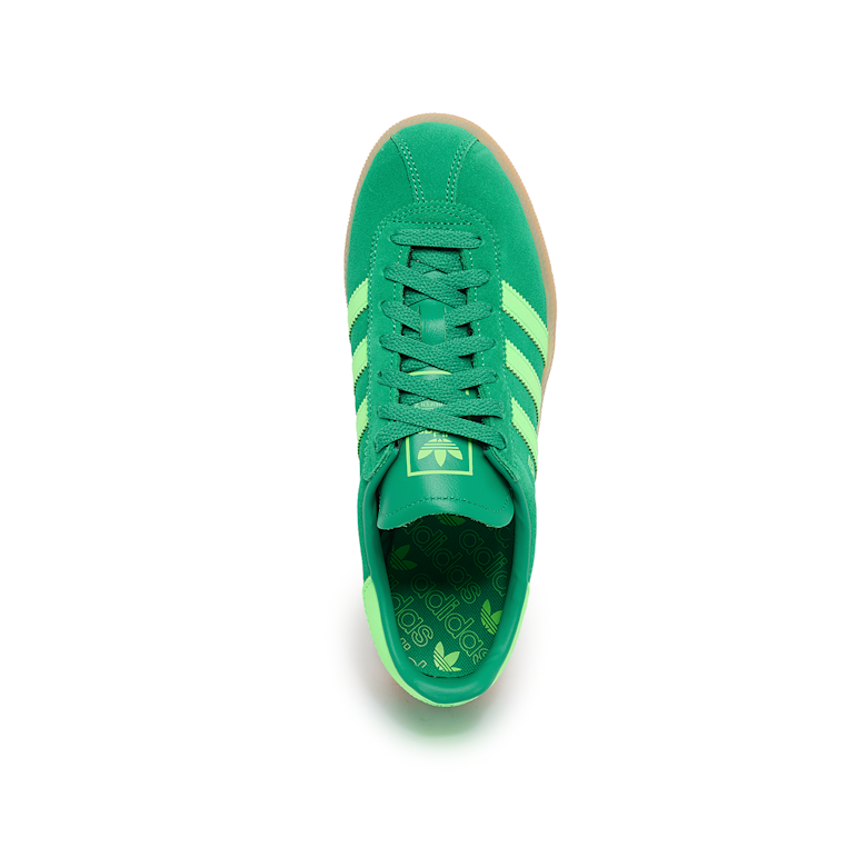 Buy adidas Originals Wmns Muenchen in court green/lime burst/gum 3