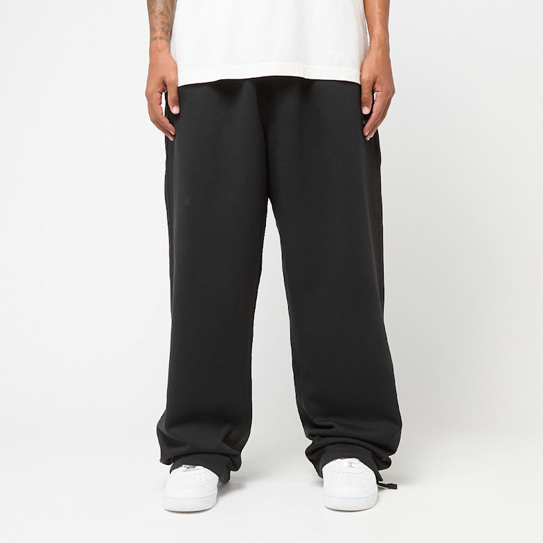 Buy Nike Solo Swoosh Open Hem Pants in black | HV1090-010 at solebox