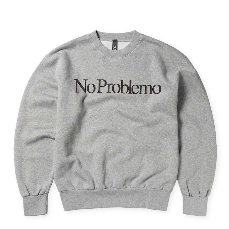 テスト用 Buy No Problemo No Problemo Sweatshirt grey marl No Problemo
