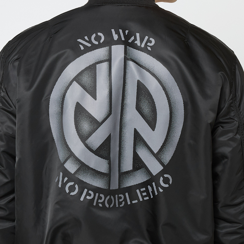 Buy No Problemo x Alpha Industries No War MA-1 Jacket in black