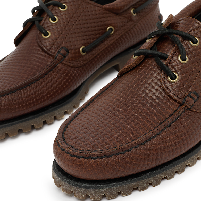 Buy Timberland Authentic Boat Shoe in medium brownfull grain