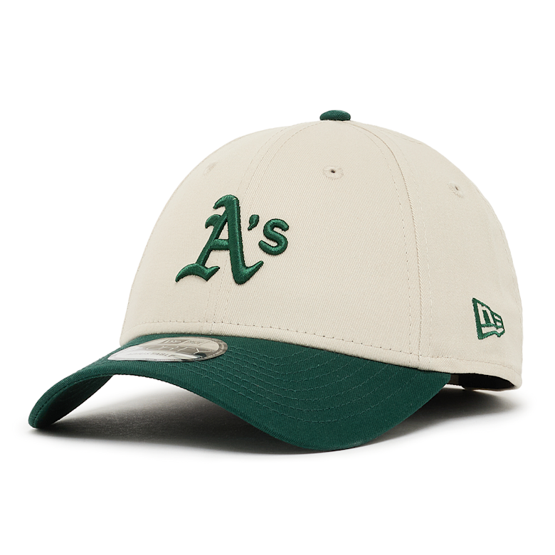 Buy New Era Colourblock 9Forty Oakland Athletics in beige