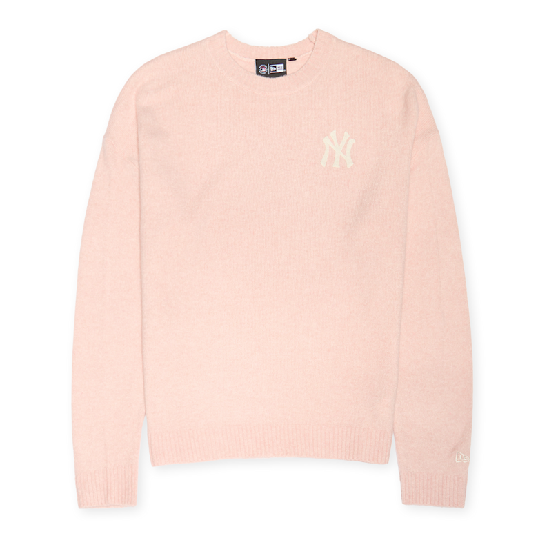 Buy New Era Wmns MLB Knit Crew New York Yankees in lichtroze