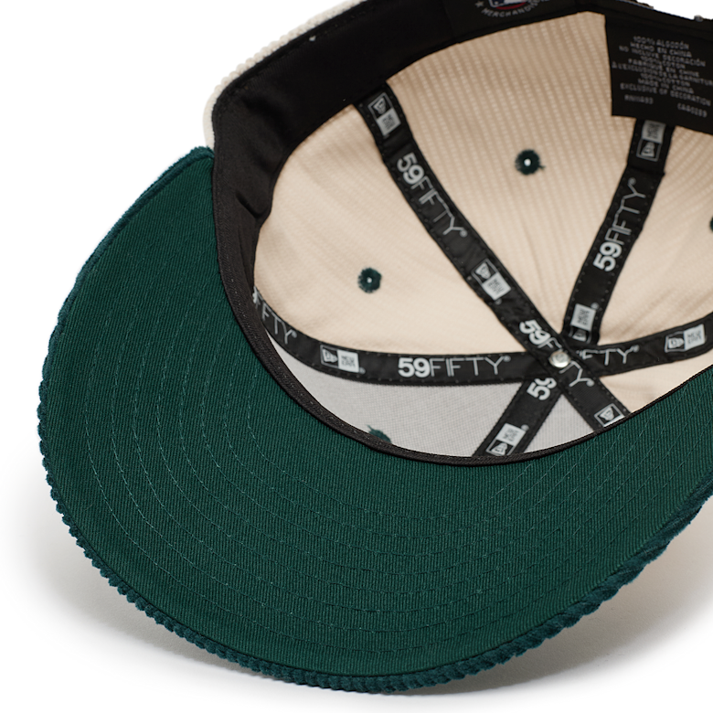 Buy New Era MLB Cord 59Fifty LP Oakland Athletics in beige