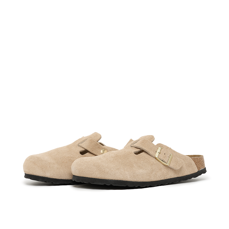 靴 BIRKENSTOCK Boston LEVE Buy Birkenstock Boston Leve (narrow) in beige | 1030883 | solebox