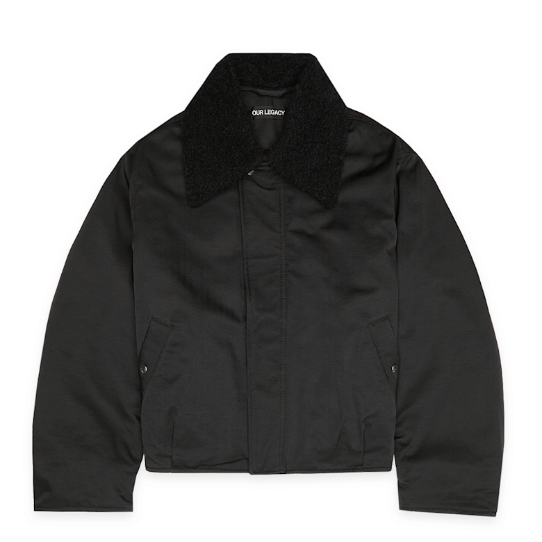 ジャケット・アウター OUR LEGACY ACE JACKET BLACK 50 Our Legacy ACE JACKET Black Mens Windbreaker Our Legacy