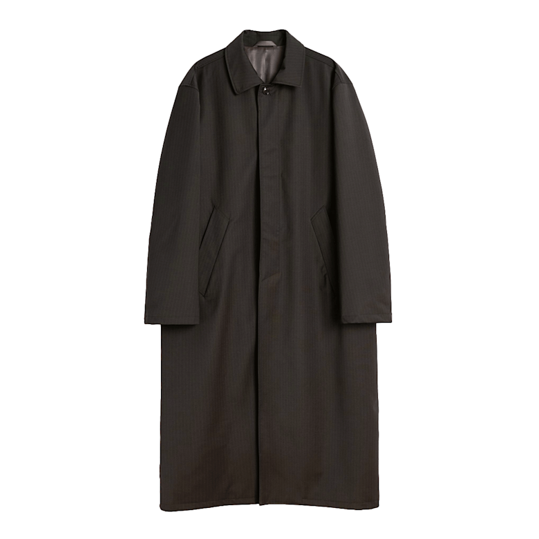 Buy Our Legacy Cloak Carcoat Membrane Wool churchill stripe Cloak