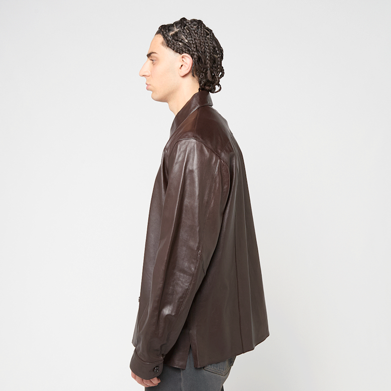 Buy Our Legacy Welding Shirt Fluid Calfskin in brown | M4259WU