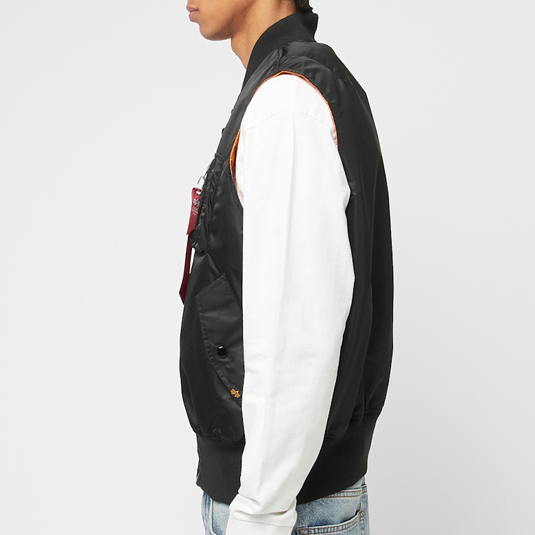 Buy Alpha Industries MA-1 Vest in schwarz | 156146-03 at solebox