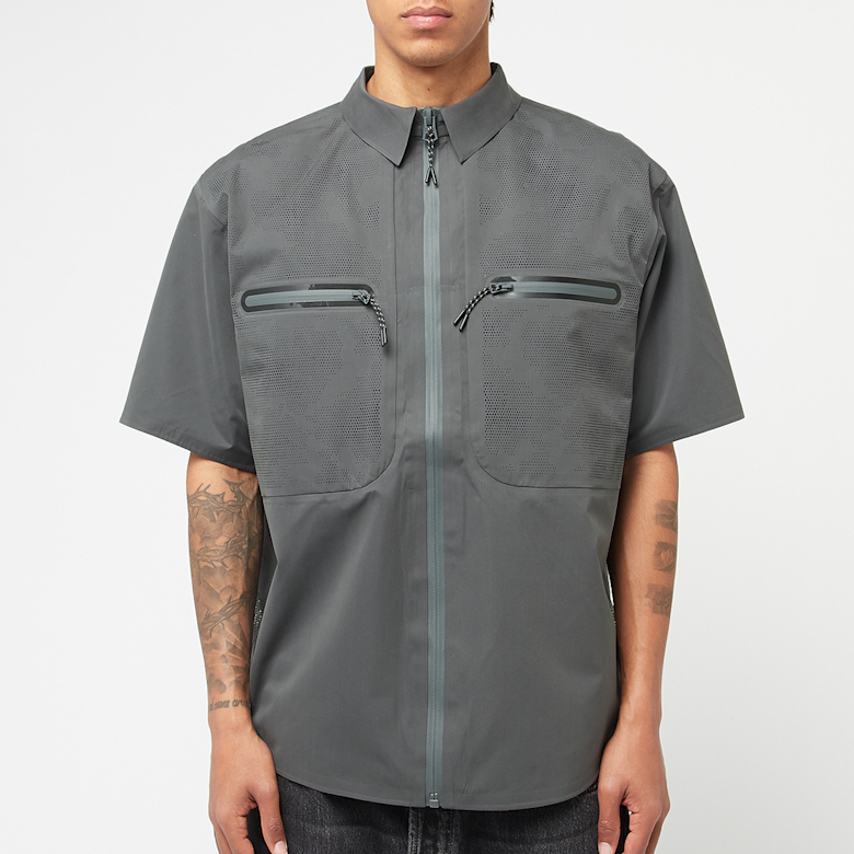 Buy Alpha Industries Short Sleeve Laser Cut Shirt in grey | 756122