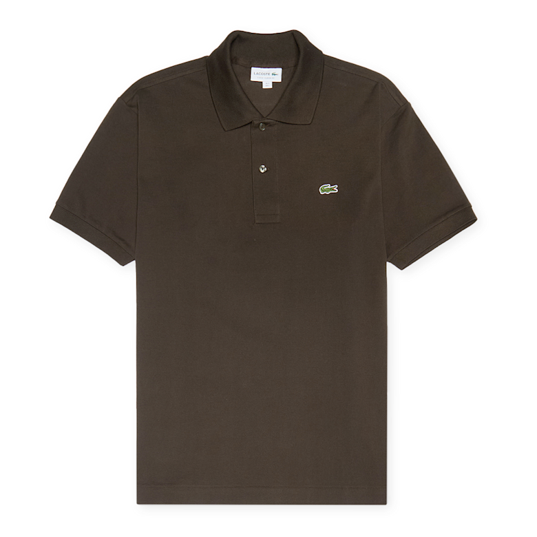 Buy Lacoste Classic Fit Poloshirt in bruin | L1212-00-SKB | solebox
