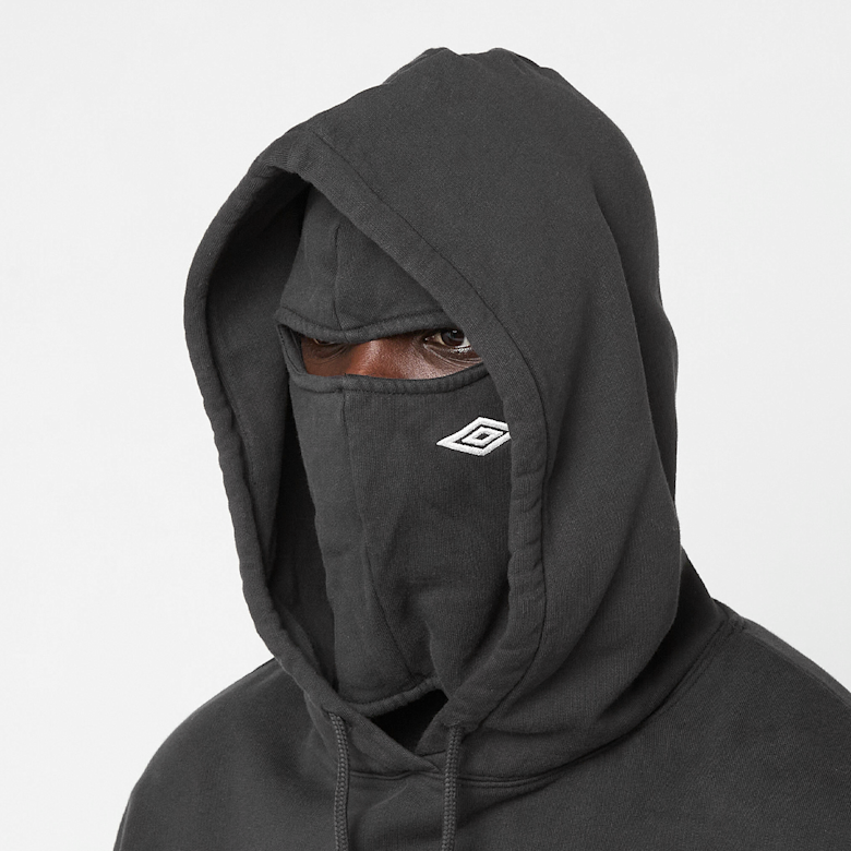 Buy Umbro by Slam Jam OG Logo Mask Hoodie in schwarz