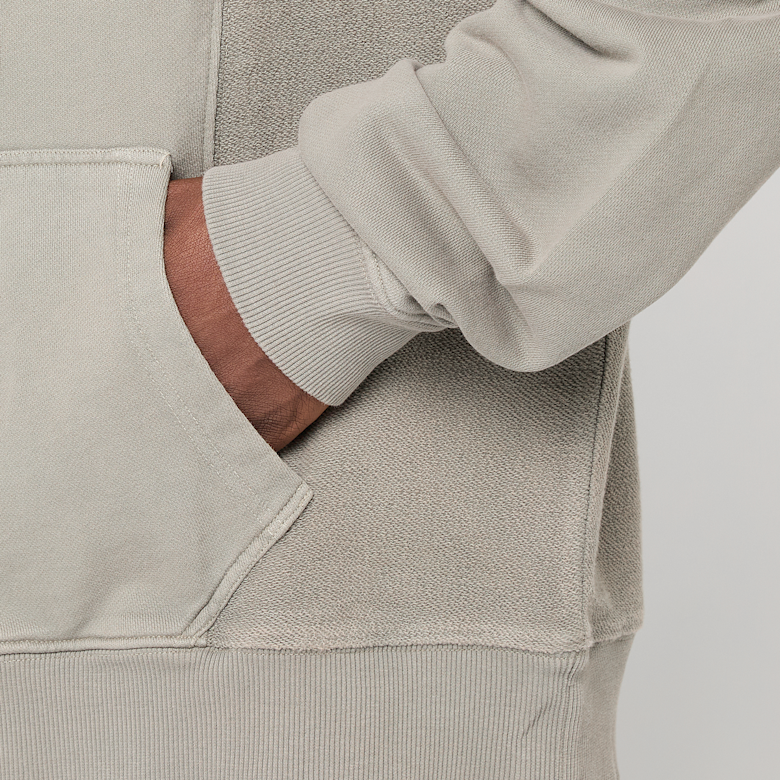 Buy Brain Dead Mendoza Cropped Hoodie in cement | 3096-CEM | solebox