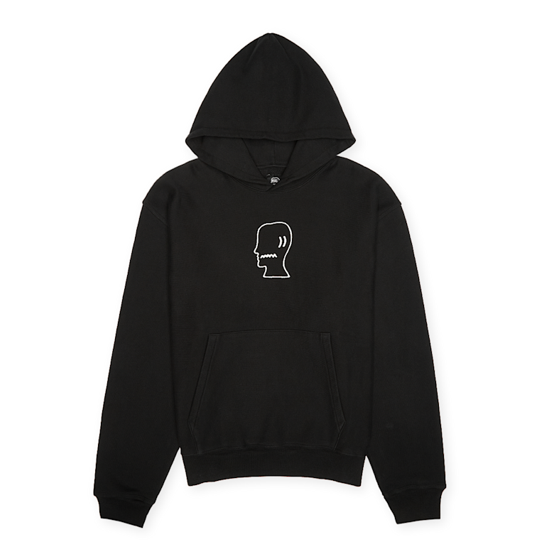 Buy Brain Dead Brain Dead Logo Head Hoodie in black | 3111-BLK