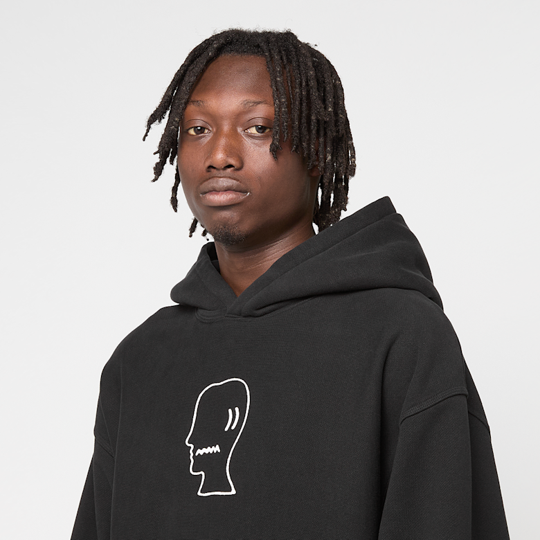 Buy Brain Dead Brain Dead Logo Head Hoodie in black | 3111-BLK