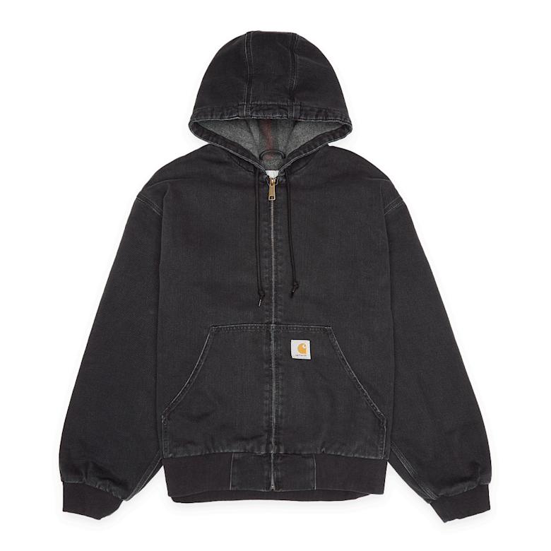 Buy Carhartt WIP OG Active Jacket Washed Denim in black | I032232