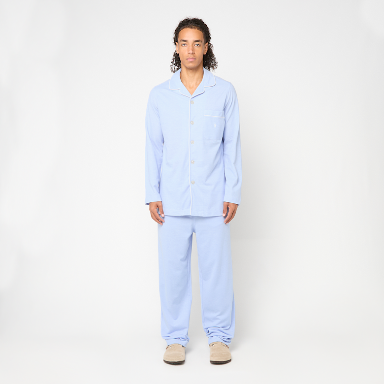 Buy Polo Ralph Lauren Pyjama Longsleeve Set in blue | 714931640001