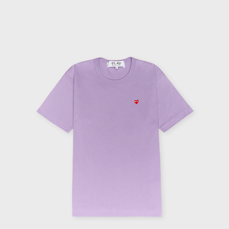 po Buy Comme des Garcons Play T-Shirt Smal Red Emblem Smal Red Heart