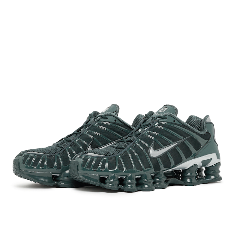 Buy Nike Shox TL in seaweed/gunmetal | AV3595-302 | solebox