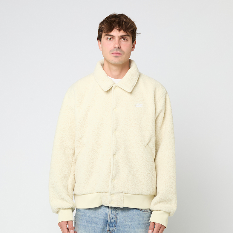 Buy Nike Club Sherpa Coaches Jacket in beige | HV1429-297 | solebox