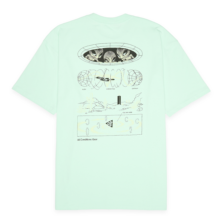 Buy Nike ACG Mystery Lights T-Shirt in mint foam | HV2172-353