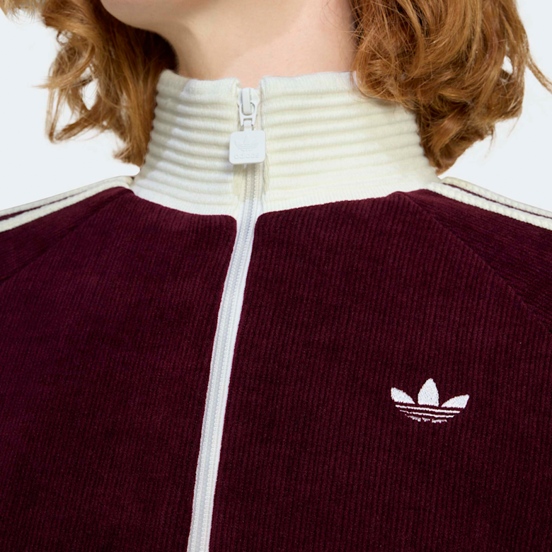 Buy adidas Originals Velour Knit Tracktop in red | KS0400 | solebox