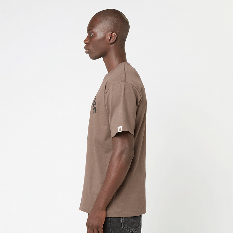 Buy A Bathing Ape College Tee white in brown | 001TEL801001MBRW
