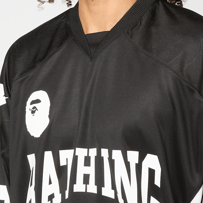 Buy A Bathing Ape Line Camo Jacquard Logo Relaxed Fit Ice Hockey