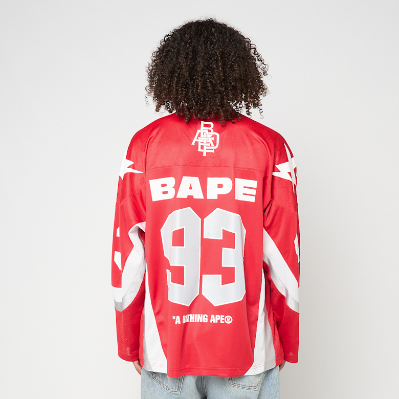 Buy A Bathing Ape Line Camo Jacquard Logo Relaxed Fit Ice Hockey
