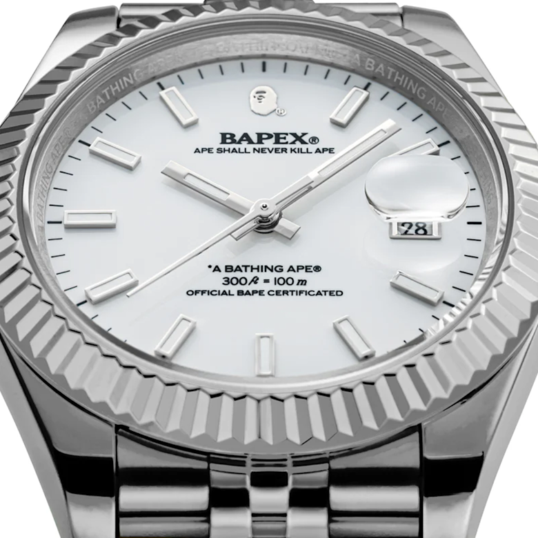 Buy A Bathing Ape Type 6 Bapex M in silver | 001WHL801302MSVR