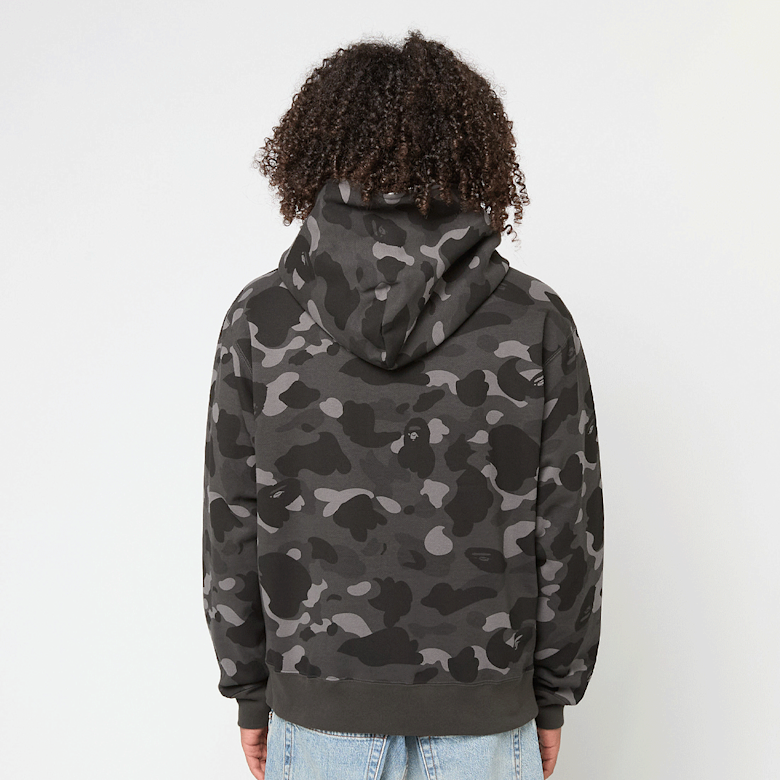 Buy A Bathing Ape One Point Color Camo Cropped Full Zip Hoodie in