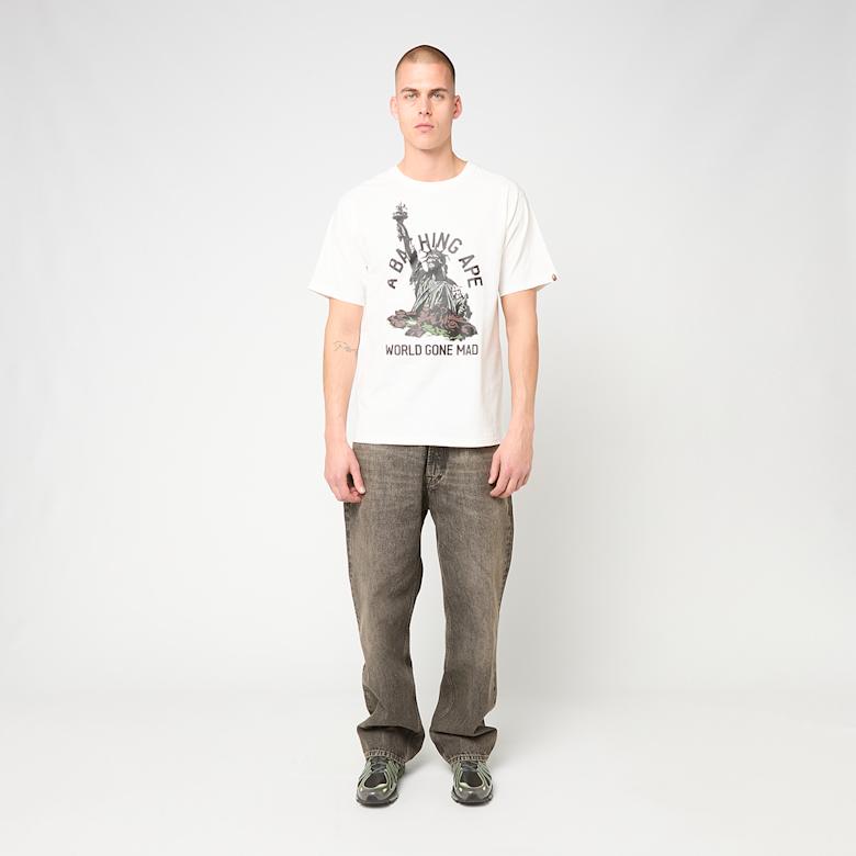 Buy A Bathing Ape Statue Of Liberty Tee M in white