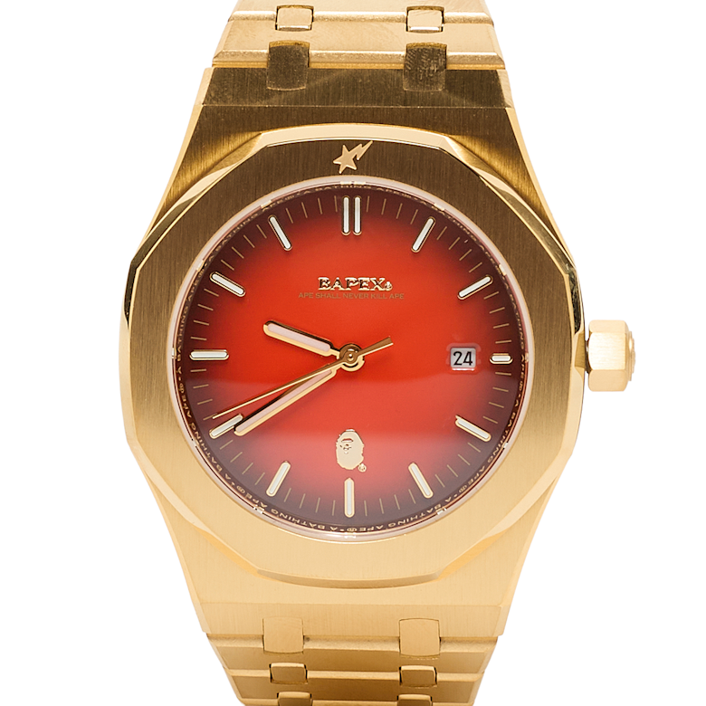Buy A Bathing Ape Type 9 Bapex #2 M in gold | 001WHL801304MGLD