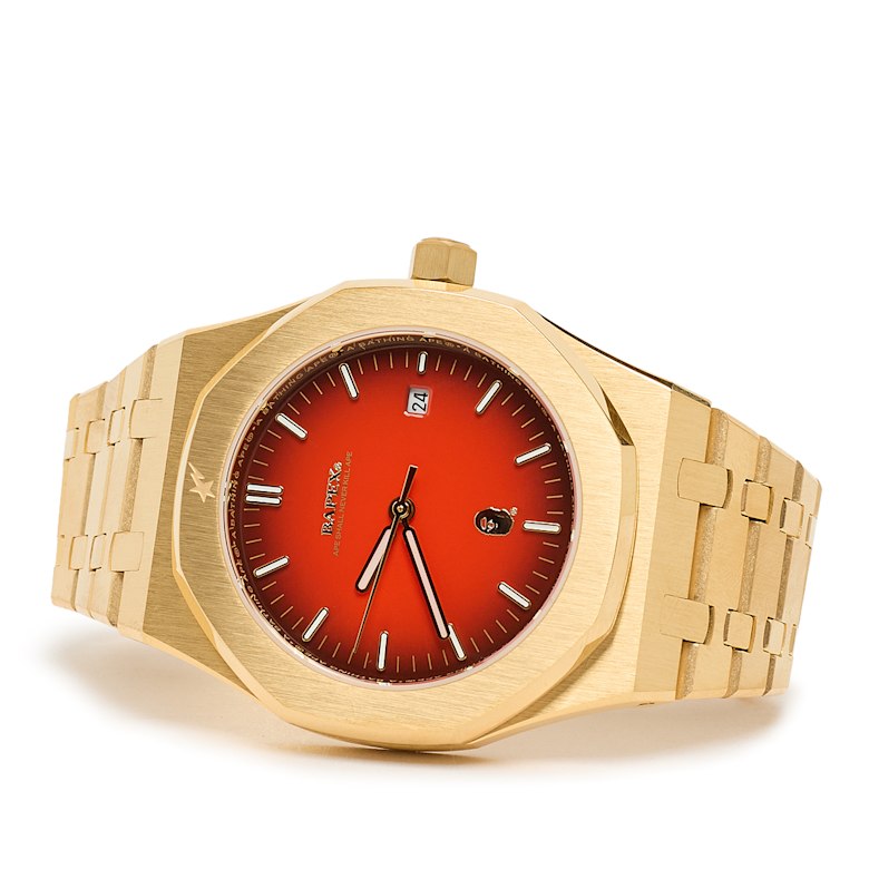 Buy A Bathing Ape Type 9 Bapex #2 M in gold | 001WHL801304MGLD
