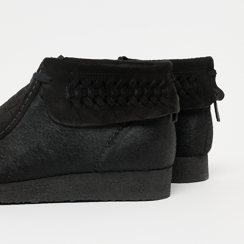 Buy Clarks x solebox Wallabee Boot in black hair on | 26186790