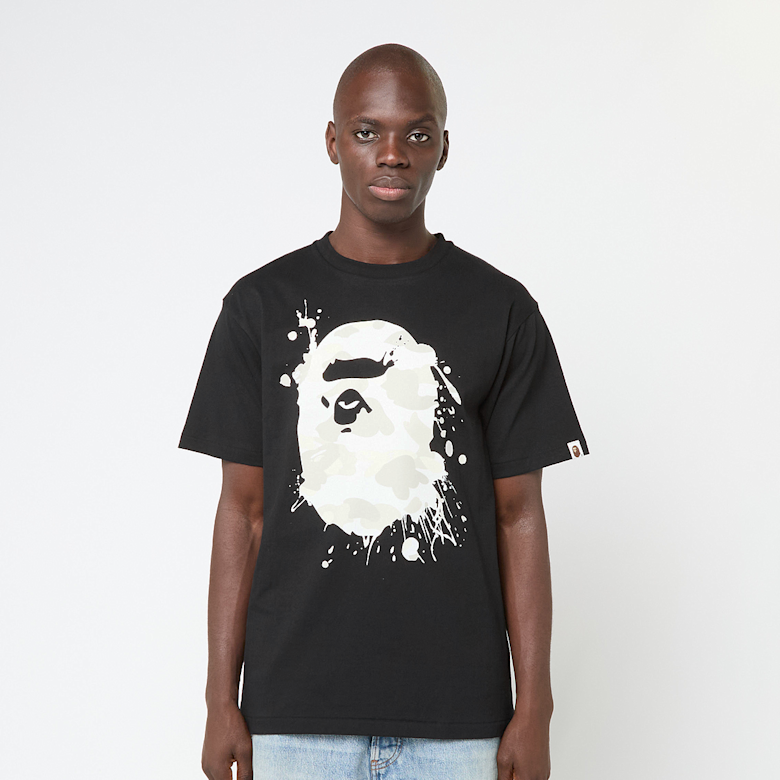 Buy A Bathing Ape City Camo Painting Ape Head Tee in black