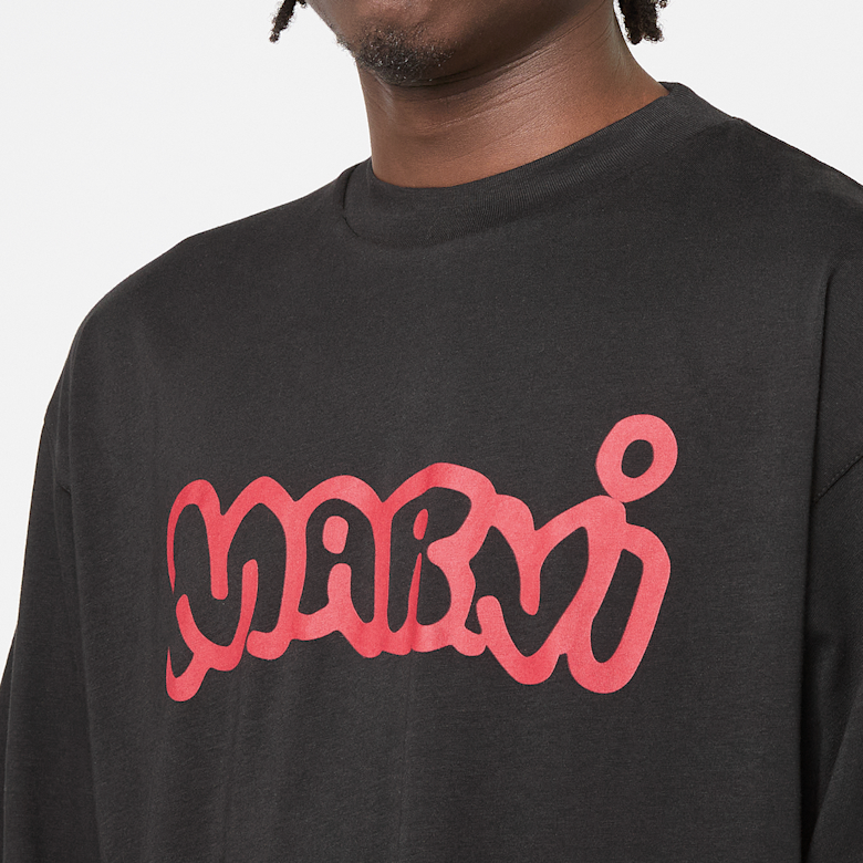 Buy Marni Shortsleeve T-Shirt in black | HUMU0223WP-USCY53-LON99
