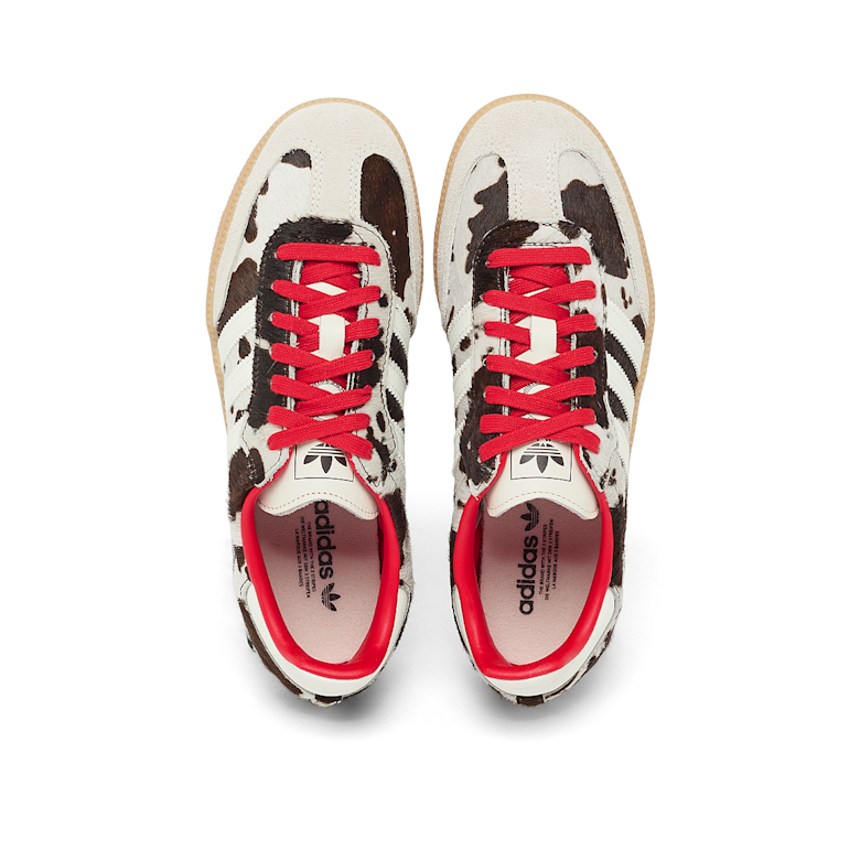 adidas gazelle silver green womens adidas Samba Cow Print Women's – Lilac Blonde main image 1